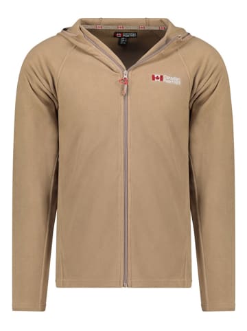 Canadian Peak Kurtka polarowa "Tugoodeak" w kolorze jasnobrązowym