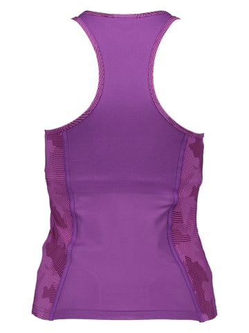 asics Top sportowy w kolorze fioletowym