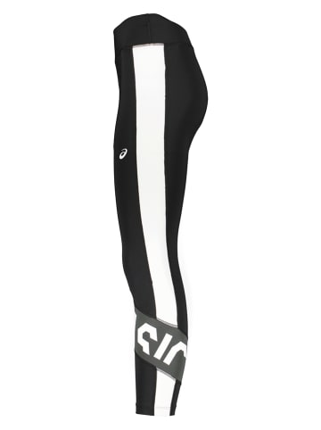 asics Trainingsleggings in Schwarz/ Weiß