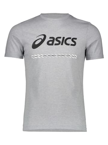 asics Koszulka funkcyjna "City" w kolorze szarym