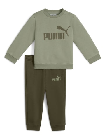 Puma Strój joggingowy w kolorze khaki