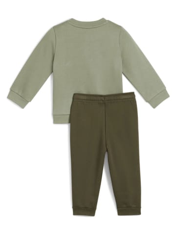 Puma Strój joggingowy w kolorze khaki