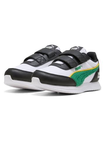 Puma Sneakersy "R78 Lightwind Super Puma" w kolorze biało-czarno-zielonym