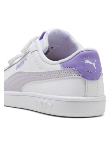 Puma Leren sneakers "Puma Smash 3.0 L" wit/paars