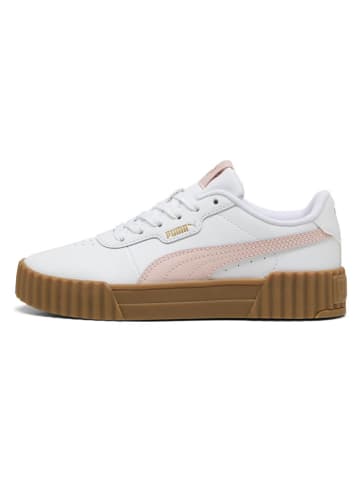 Puma Sneakers "Carina 3.0" in Weiß/ Rosa