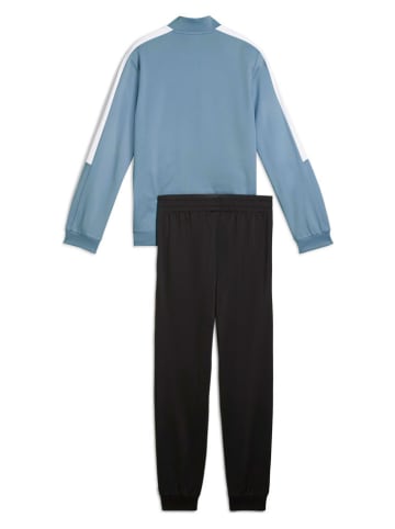 Puma Trainingsanzug in Hellblau/ Schwarz