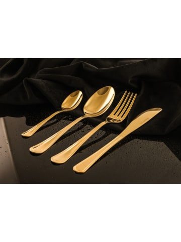 Vialli Design 24tlg. Besteck-Set in Gold