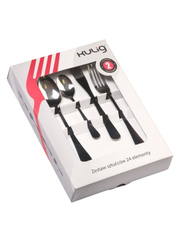 Vialli Design 24tlg. Besteck-Set in Silber