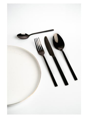 Vialli Design 24-delige bestekset zwart