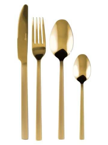 Vialli Design 24tlg. Besteck-Set in Gold
