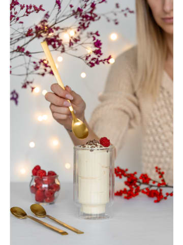 Vialli Design 6er-Set: Cocktaillöffel in Gold