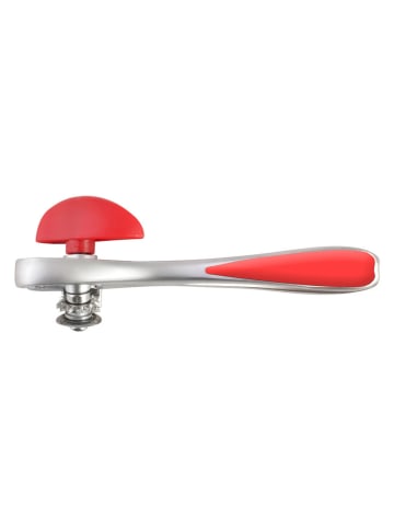 Vialli Design Blikopener zilverkleurig/rood