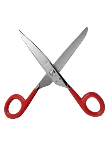 Vialli Design Küchenschere in Silber/ Rot - (H)15,5 cm