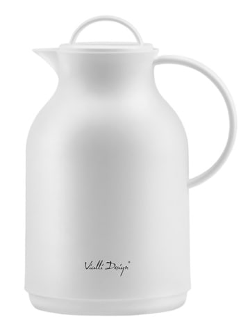 Vialli Design Thermokanne in Weiß - 1 l