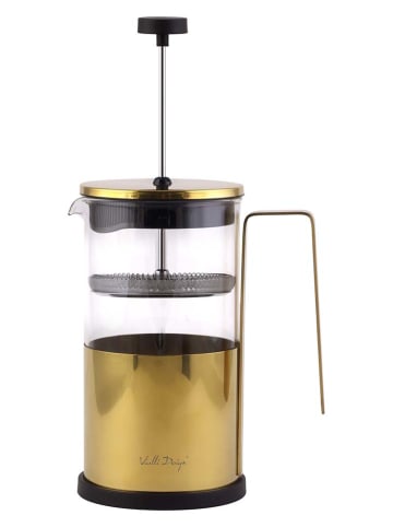 Vialli Design Theekan "Diamante" transparant/goudkleurig - 1 l