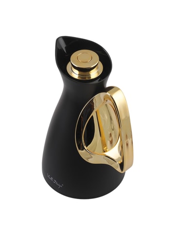 Vialli Design Thermokanne "Alessia" in Schwarz/ Gold - 1 l