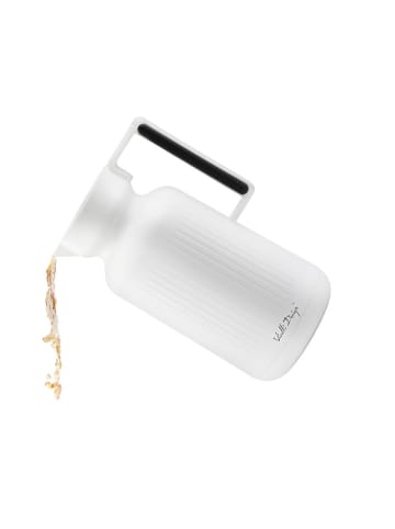 Vialli Design Thermokanne "Lungo" in Weiß - 1 l