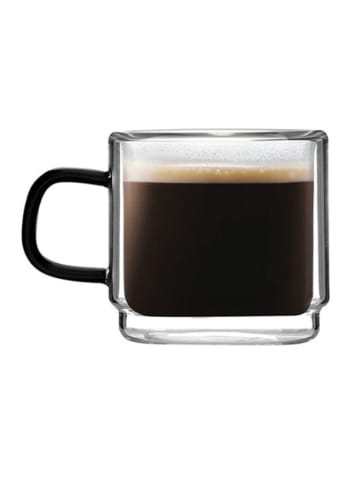 Vialli Design Kubki (2 szt.) w kolorze czarnym - 80 ml