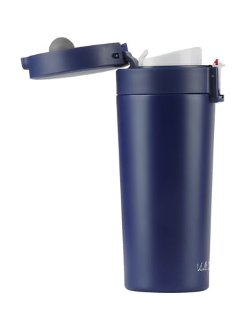 Vialli Design Thermobecher in Dunkelblau - 400 ml