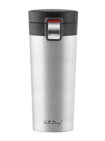 Vialli Design Kubek termiczny w kolorze srebrnym - 400 ml