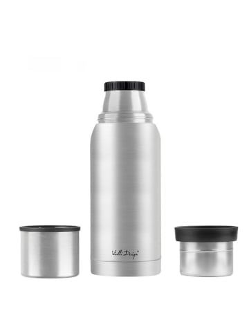 Vialli Design Isoleerfles zilverkleurig - 1 l