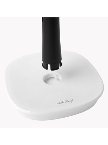 Vialli Design Keukenrolhouder wit/zwart - (H)36 x Ø 15,5 cm