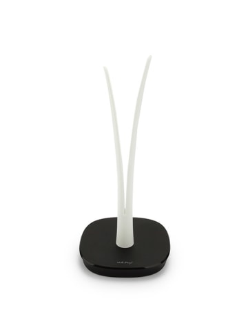 Vialli Design Keukenrolhouder wit/zwart - (H)36 x Ø 15,5 cm