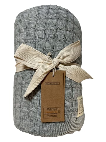 Kaiser Naturfellprodukte H&L Merinowolldecke in Grau