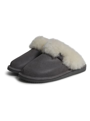 Kaiser Naturfellprodukte Pantoffels met lamsvacht "Frida" grijs