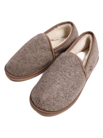 Kaiser Naturfellprodukte Pantoffels met lamsvacht beige