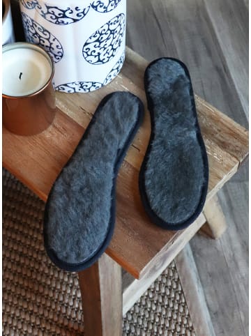 Kaiser Naturfellprodukte Wełniane wkładki (2 szt.) w kolorze antracytowym do butów