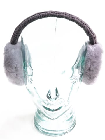 Kaiser Naturfellprodukte Nauszniki w kolorze szarym