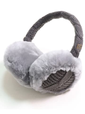 Kaiser Naturfellprodukte Nauszniki w kolorze szarym