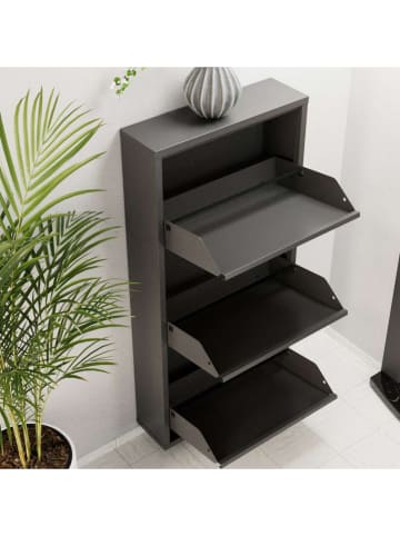 Evila Schoenenrek antraciet - (B)50 x (H)103 x (D)15 cm