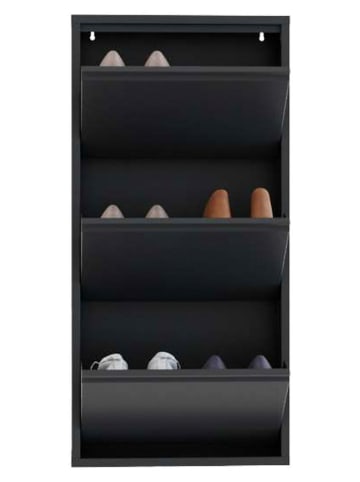 Evila Schoenenrek antraciet - (B)50 x (H)103 x (D)15 cm