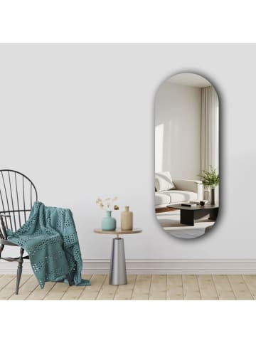 Evila Wandspiegel in Schwarz - (B)52 x (H)135 cm
