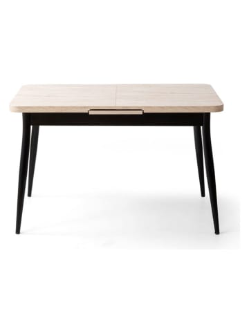 Evila Esstisch "Ay" in Beige - (B)120 x (H)75 x (T)70 cm