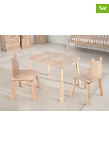 Evila 3tlg. Set: Kinderstühle in Beige