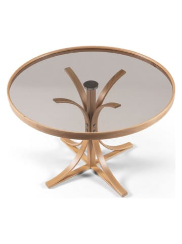 Evila Salontafel "Boston" beige - (H)47 x Ø 80 cm