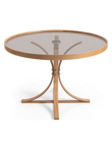 Evila Salontafel "Boston" beige - (H)47 x Ø 80 cm