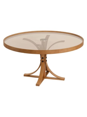 Evila Salontafel "Boston" lichtbruin - (H)47 x Ø 80 cm