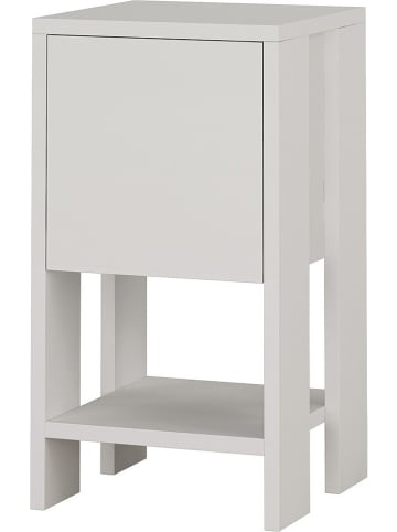 Evila Stolik nocny "Ema" w kolorze białym - 30 x 55 x 30 cm