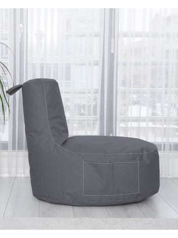 Evila Sitzsack "Eva" in Grau - (B)70 x (H)80 cm
