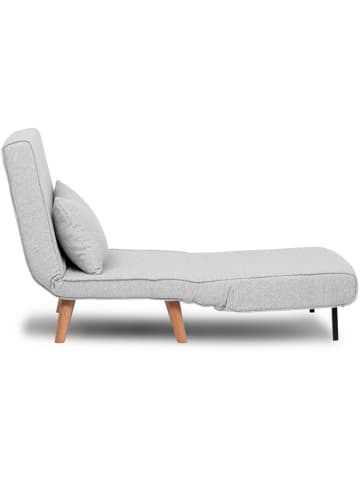 Evila Schlafsessel in Hellgrau - (B)80 x (T)50 cm