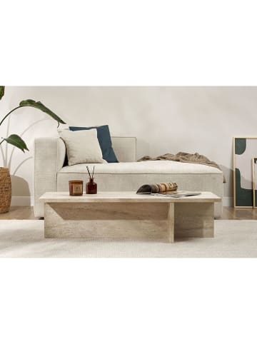 Evila Couchtisch "Harbor" in Beige - (B)120 x (H)30 x (T)45 cm