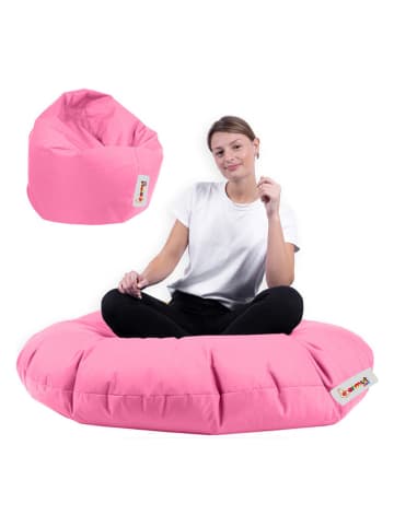Evila Sitzsack in Rosa - Ø 100 cm
