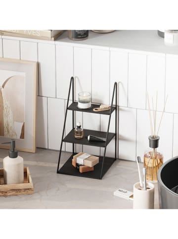 Evila Regał w kolorze czarnym - 16 x 30,5 x 17 cm