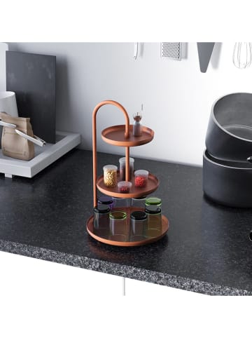 Evila Etagere "Kalki" in Kupfer