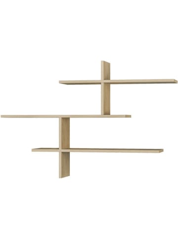 Evila Wandmeubel eikenhoutkleurig - (B)123 x (H)80,8 x (D)22 cm