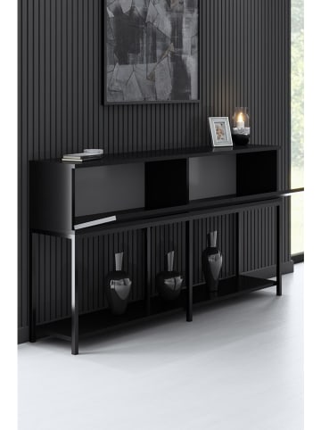 Evila Sideboard "Lord" in Schwarz - (B)150 x (H)80 x (T)30 cm